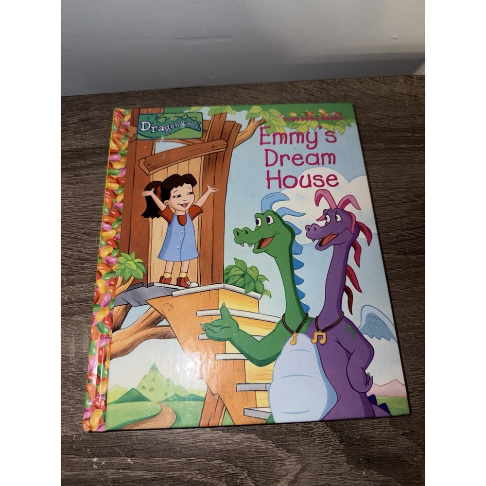 Vtg Dragon Tales Emmy's Dream House Kids Book Hardcover Jellybean Books Y2K 2000